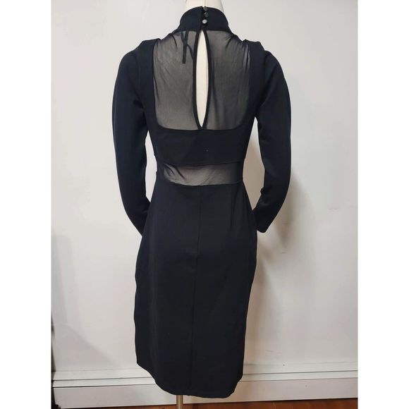 Anthropologie Maeve Sheer Side-Slit Dress Size M - Picture 5 of 6